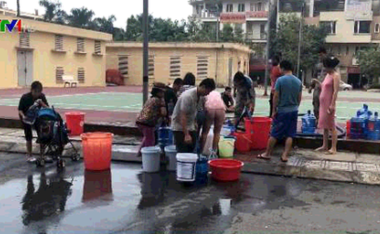 Cư dân khu đô thị Tân Tây Đô lại mất nước