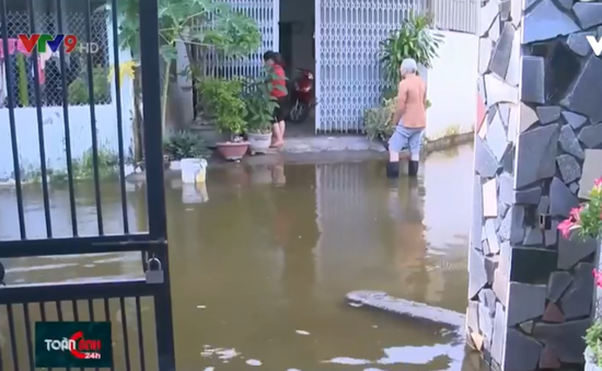 Ngập úng dai dẳng ở nhiều khu dân cư tại Nha Trang