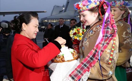 Chủ tịch Quốc hội Nguyễn Thị Kim Ngân bắt đầu thăm chính thức Cộng hòa Belarus