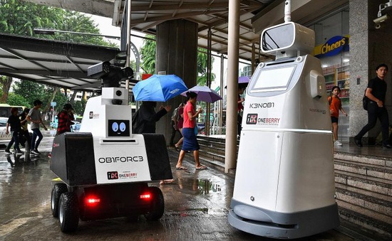 Singapore thử nghiệm robot tuần tra an ninh