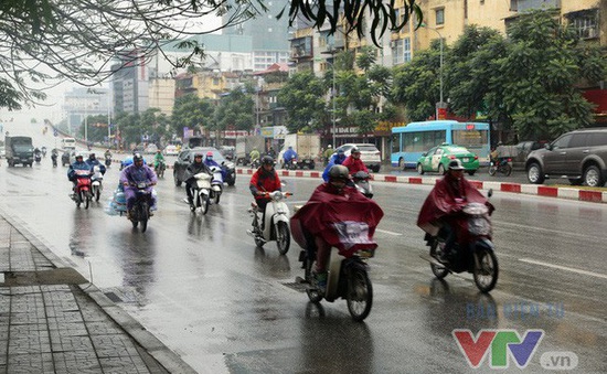 Ngày 27/12, khu vực từ Thanh Hóa tới TT - Huế có mưa do tác động của không khí lạnh