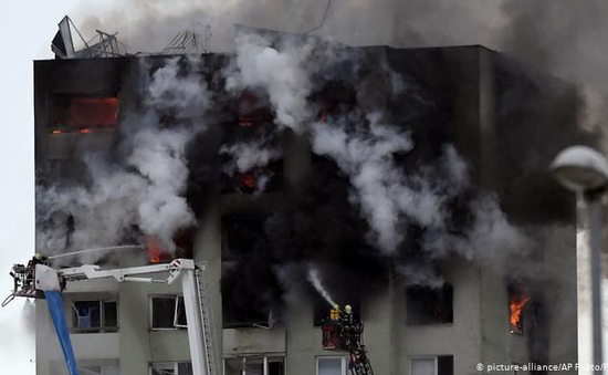 Nổ khí gas tại chung cư cao tầng ở Slovakia