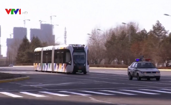 Trung Quốc thử nghiệm hệ thống xe bus tự động