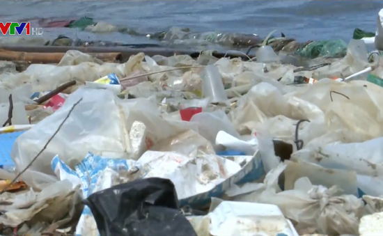 Vùng biển đẹp nổi tiếng ở Khánh Hòa, Phú Yên nhuộm trắng rác thải nhựa