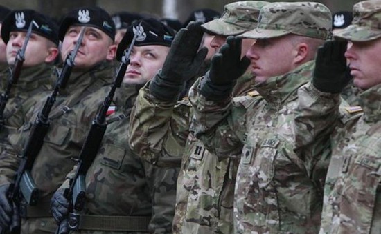 Lính Mỹ tới Ba Lan tham gia tập trận chung