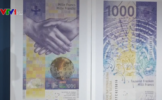 Ngân hàng Trung ương Thụy Sĩ công bố đồng 1.000 Franc mới