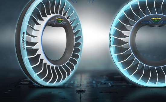 Ý tưởng lốp xe bay của tương lai tại Triển lãm Ô tô Geneve
