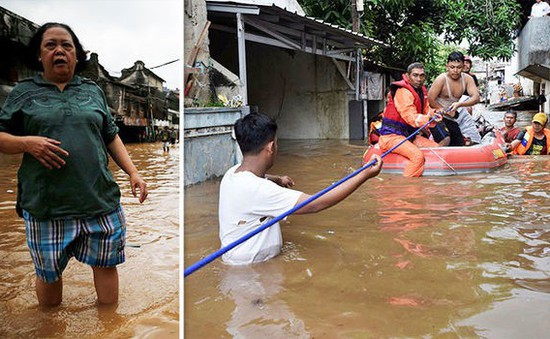 Lũ lụt nghiêm trọng tại Indonesia, ít nhất 2 người thiệt mạng