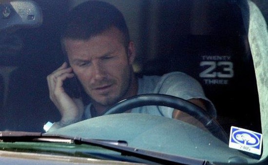 Cựu danh thủ David Beckham bị cấm lái xe 6 tháng