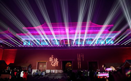 Bắc Kinh, Trung Quốc trình diễn ánh sáng trong 1 tuần