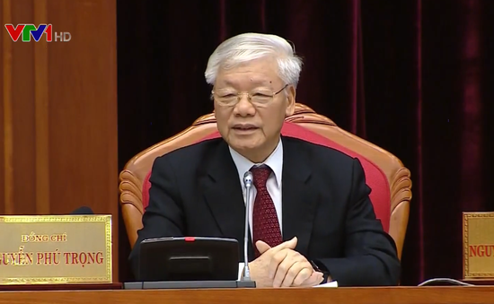 Tổng Bí thư, Chủ tịch nước Nguyễn Phú Trọng phát biểu bế mạc Hội nghị Trung ương 10 khóa XII