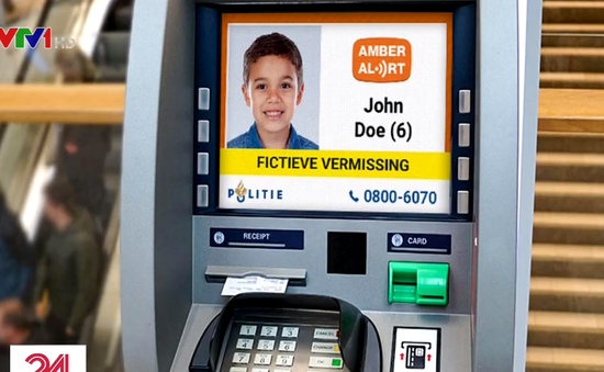 Hà Lan dùng hệ thống máy ATM đăng hình tìm trẻ mất tích