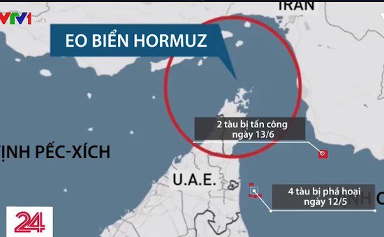 Liên tiếp xảy ra sự cố tại khu vực eo biển Hormuz