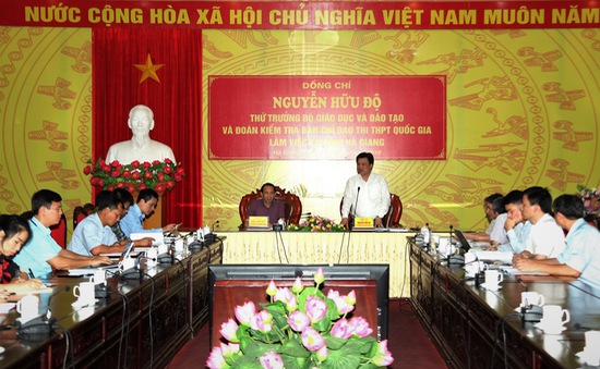 Chủ tịch UBND tỉnh sẽ làm Trưởng Ban chỉ đạo thi THPT quốc gia năm 2019 tại Hà Giang