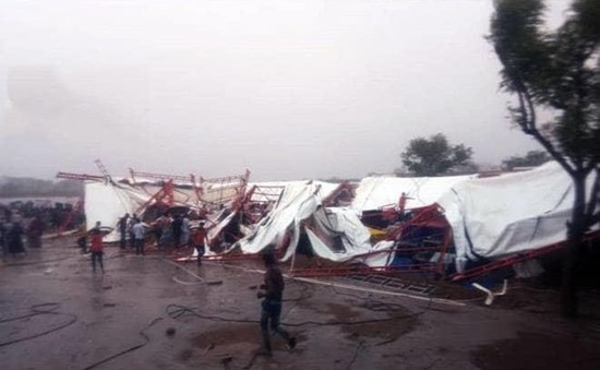 Sập lều tại miền Tây Ấn Độ, ít nhất 14 người thiệt mạng