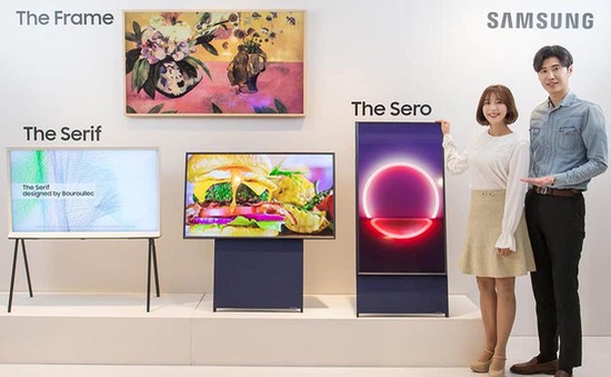 Samsung ra mắt ti vi dọc đầu tiên trên thế giới