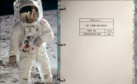 Chứa bút tích đầu tiên trên Mặt Trăng, cuốn sách trị giá hơn 200 tỷ đồng