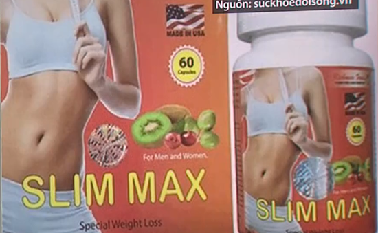 Thu hồi sản phẩm giảm béo Max Lipo Slimming