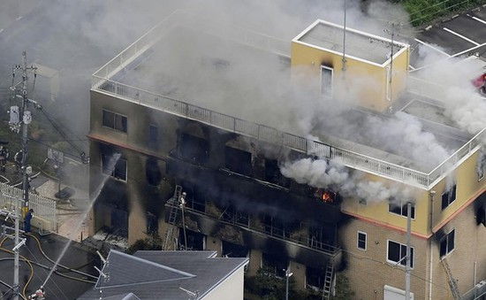 Vụ cháy xưởng phim hoạt hình tại Nhật: Số thương vong đã lên 24 người