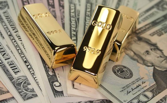 Giá vàng tại Mỹ giảm xuống mức thấp nhất trong 1 tuần