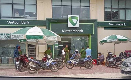 Nổ súng cướp ngân hàng Vietcombank tại Thanh Hóa