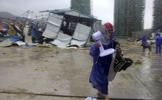 Siêu bão Lekima gây thiệt hại tại Trung Quốc