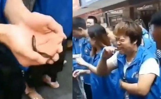 Công ty Trung Quốc phạt nhân viên ăn cá sống, uống tiết gà vì không đạt chỉ tiêu