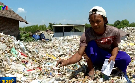 Nông dân Indonesia kiếm tiền từ những “cánh đồng rác”