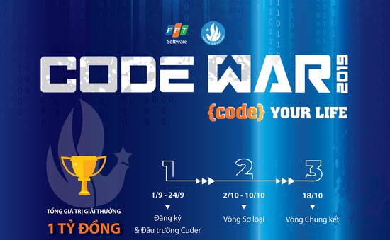 Code War 2019 – sân chơi lập trình chuyên nghiệp cho sinh viên