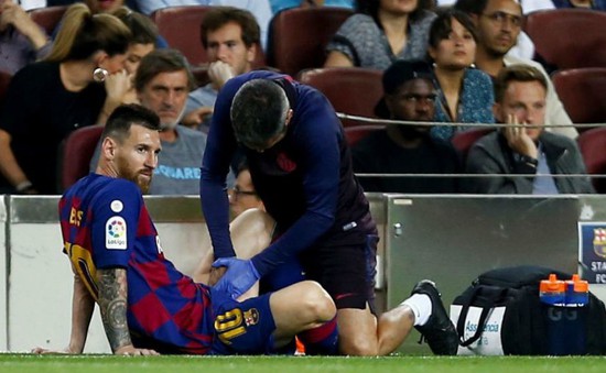 Barcelona cấp tốc xác định tình trạng chấn thương của Messi
