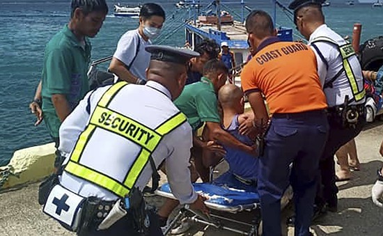 Chìm thuyền ở Philippines, 7 người thiệt mạng