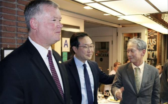 Phái viên hạt nhân Hàn Quốc - Mỹ - Nhật Bản nhóm họp