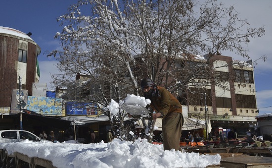Mưa tuyết hoành hành ở Pakistan, ít nhất 26 người thiệt mạng