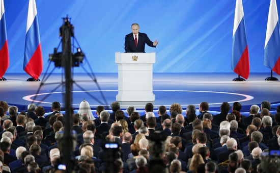 Tổng thống Nga Vladimir Putin đọc Thông điệp Liên bang lần thứ 16