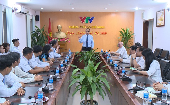 Lãnh đạo TP.HCM thăm và chúc Tết Trung tâm Truyền hình Việt Nam tại TP.HCM