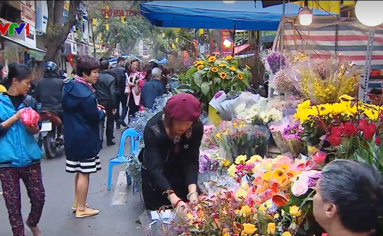 Cảm nhận không khí Tết tại phiên chợ hoa Hà Nội ngày cuối năm