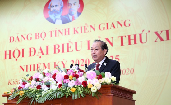 Phó Thủ tướng Trương Hòa Bình yêu cầu Kiên Giang tiếp tục thực hiện 3 đột phá chiến lược