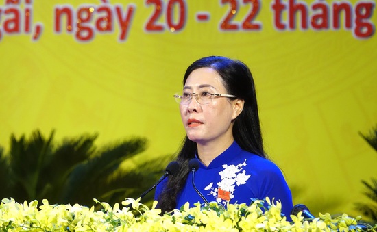 Bà Bùi Thị Quỳnh Vân tái đắc cử Bí thư Tỉnh ủy Quảng Ngãi