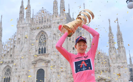 Tao Geoghegan Hart giành chiến thắng chung cuộc tại Giro d'italia 2020