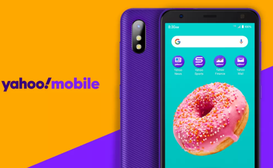Yahoo! bất ngờ ra mắt smartphone màu tím giá rẻ