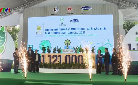 Hoàn thành mục tiêu trồng 1 triệu cây xanh cho Việt Nam