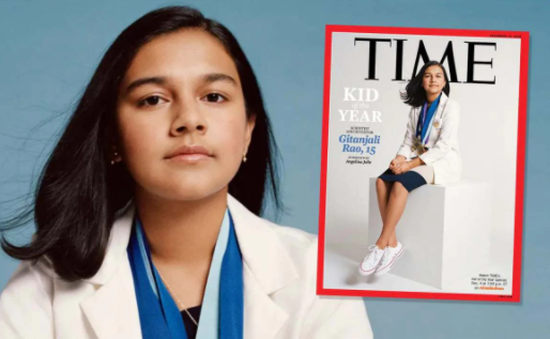 Nữ sinh 15 tuổi tài năng giành danh hiệu “Trẻ em của năm” trên tạp chí Time