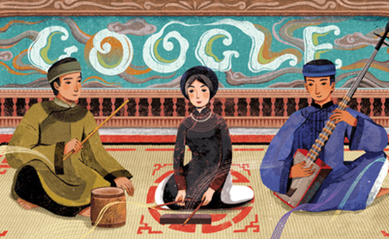 Google tôn vinh nghệ thuật ca trù của Việt Nam