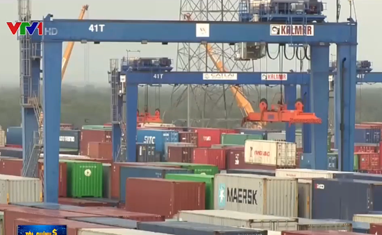 Container tồn đọng tại các cảng biển giảm 65%