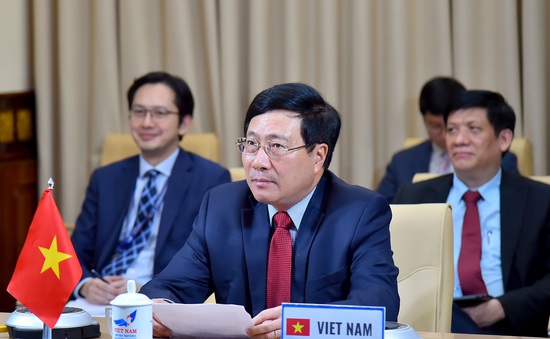 Phó Thủ tướng Phạm Bình Minh nêu 4 đề xuất để cộng đồng quốc tế ứng phó hiệu quả với COVID-19