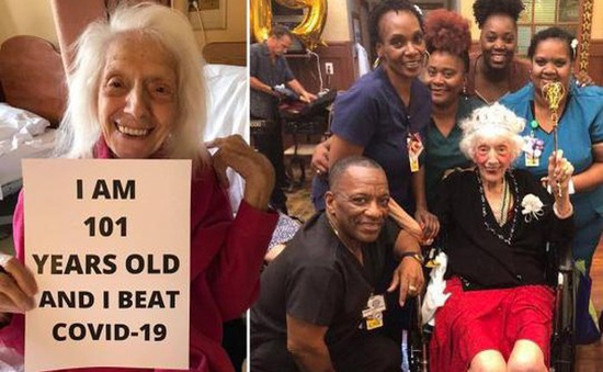 Cụ bà 101 tuổi chiến thắng ung thư và 2 đại dịch