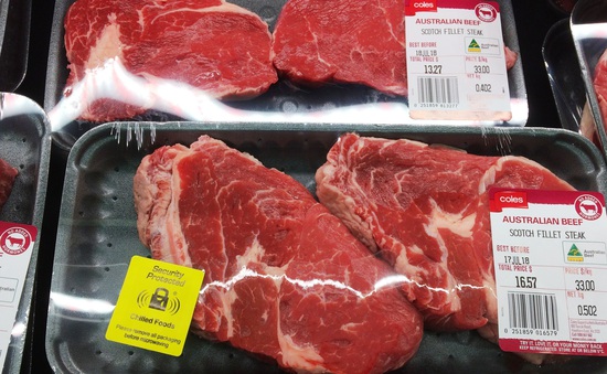 Trung Quốc ngừng nhập khẩu thịt bò từ Australia