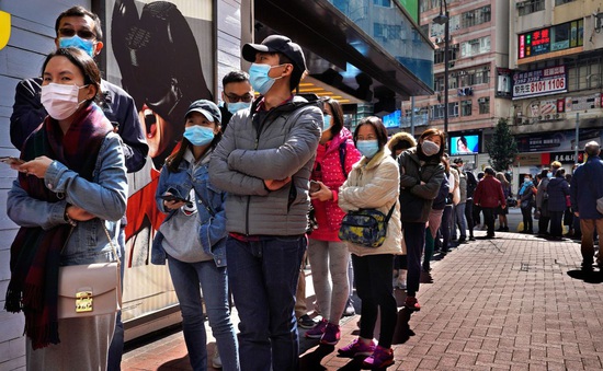Hong Kong (Trung Quốc) ghi nhận ca mắc COVID-19 trong cộng đồng đầu tiên sau 21 ngày