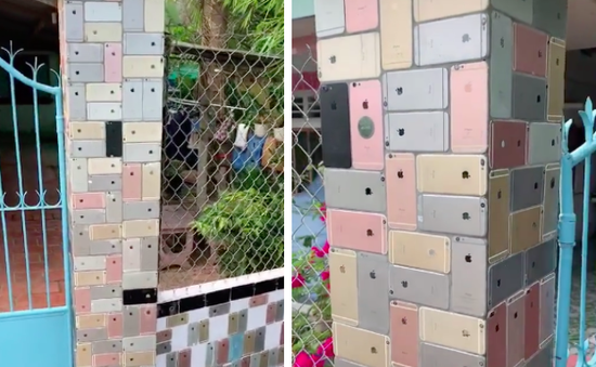 Vỏ iPhone: Căn nhà nổi tiếng với tường rào trang trí bằng ...