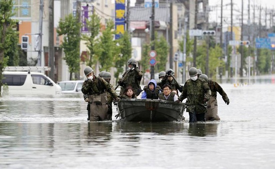 72 người chết do mưa lũ tại Nhật Bản